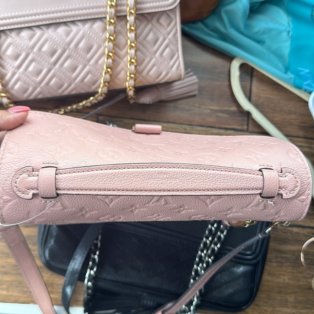 🎀PINK Louis Vuitton Pochette Metis empreinte crossbody purse monogram bag - Picture 11 of 16